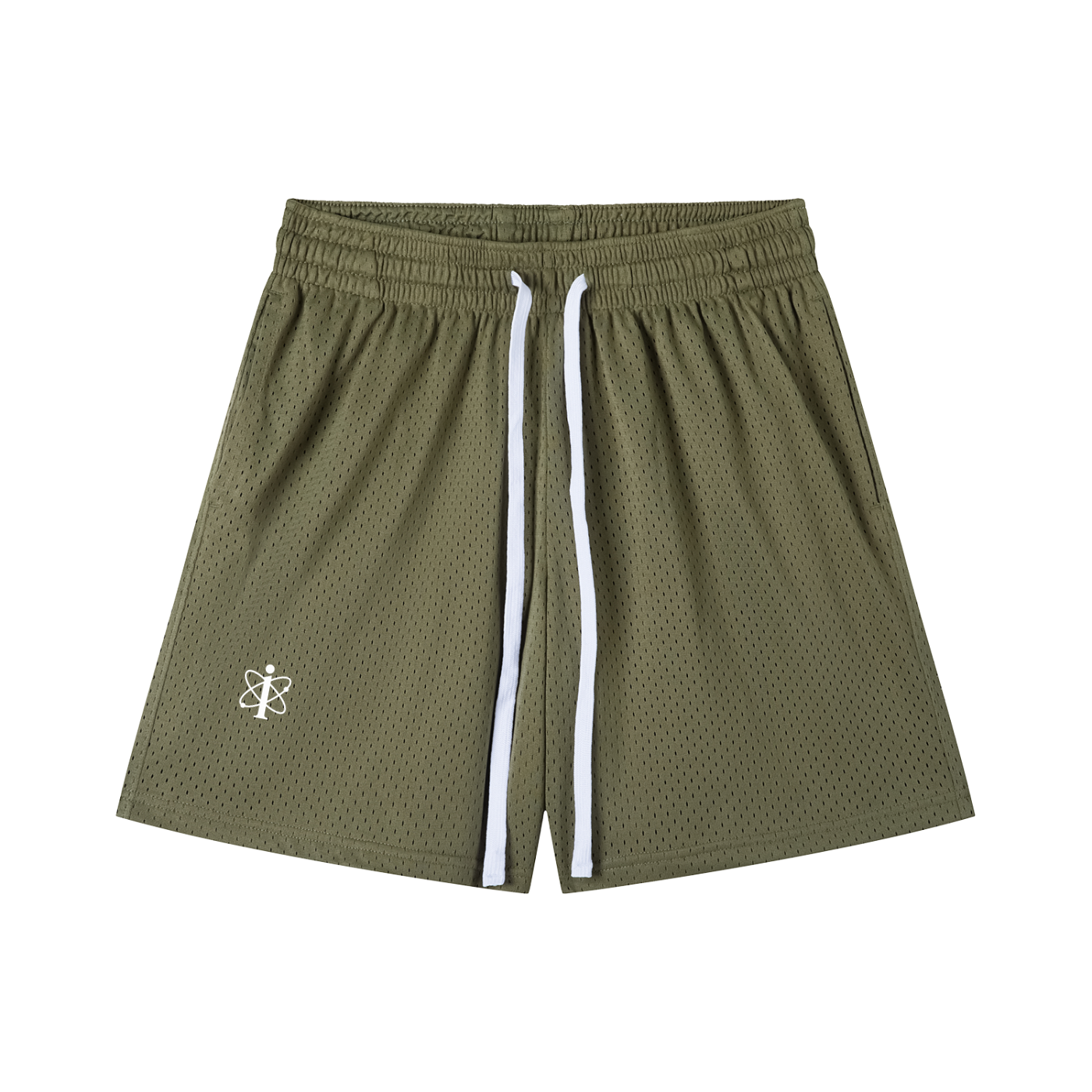 Mesh Drawstring Shorts