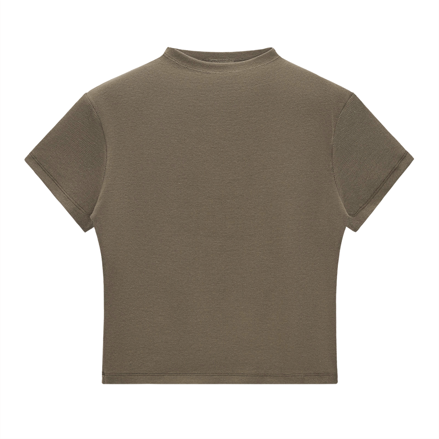 Seamless-Feel Slim Fit Mock Neck Basic