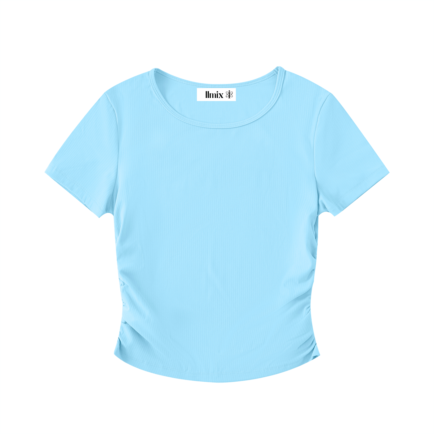 Women's Ruched Bodycon Crop Top