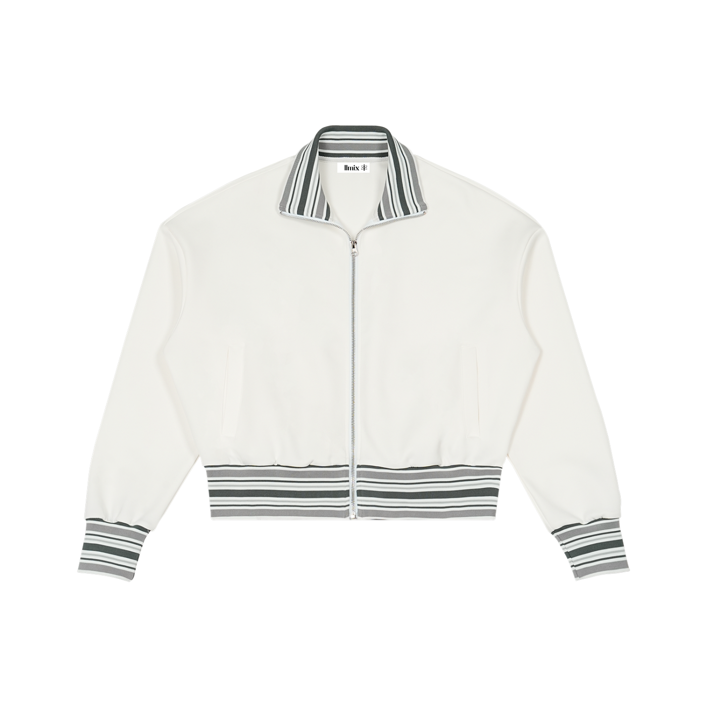 Retro Ribbed Zip-Up