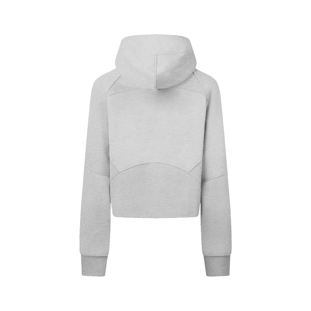 Lightweight Cropped Zip-Up Hoodie