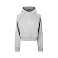 Lightweight Cropped Zip-Up Hoodie