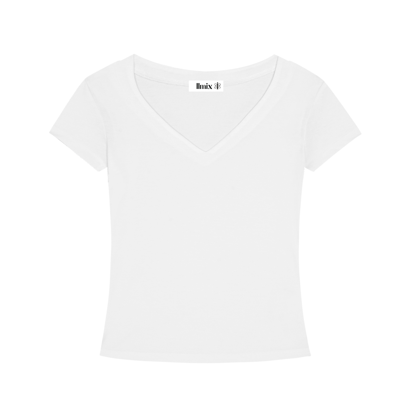 Women's Tencel Slim Fit V-Neck Crop Top