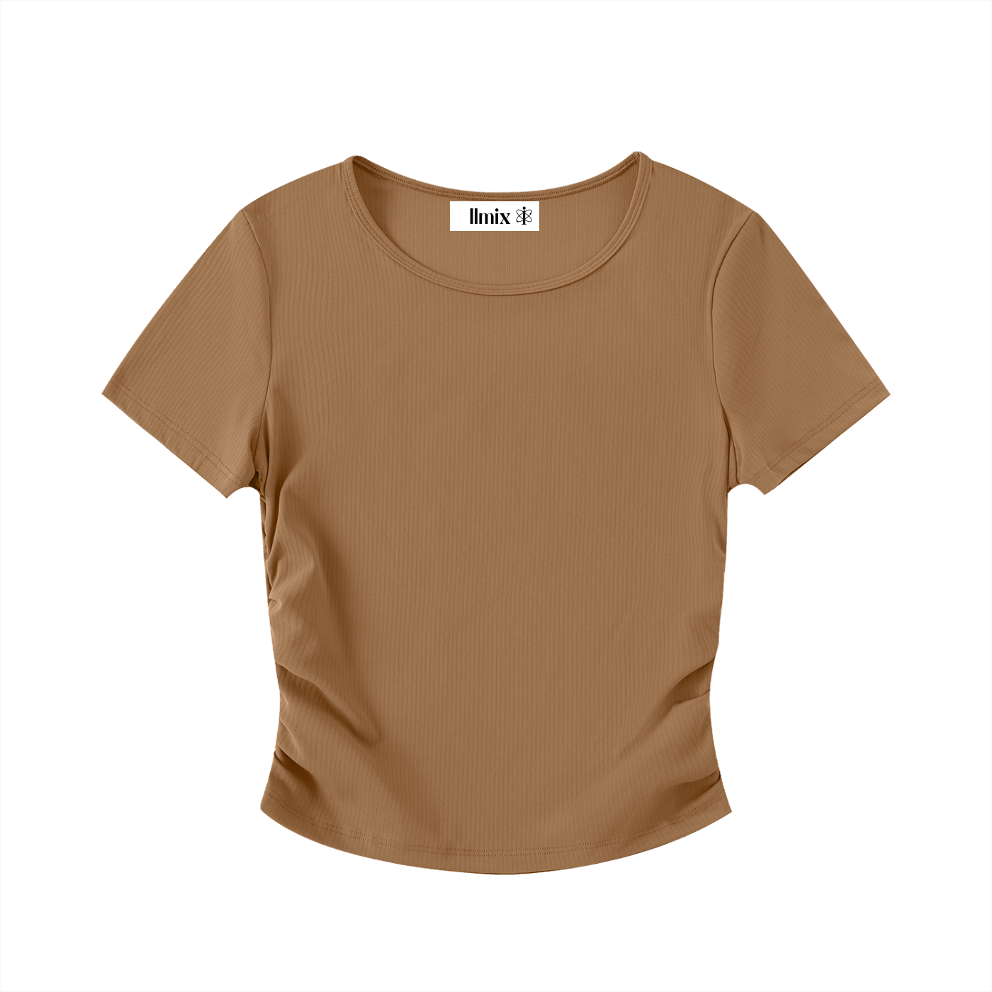 Women's Ruched Bodycon Crop Top